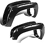 Black Pocket-Piveted Style Wheel Fender Flares Compatible with Chevy C10 C/K Series Tahoe Yukon Suburban 96' 78' Fleetside Bed 88-98