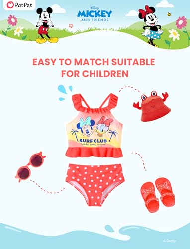 Image of Disney Elsa Princess Toddler Girls Two Piece Tankini Top and Bow Tie Bikini Bottom Beach Swimsuit Set