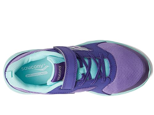 Saucony Wind Alternative Closure 2.0 Running Shoe, Purple/Turq, 10.5 US Unisex Big Kid - image 3