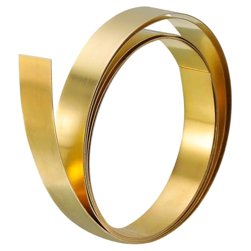 sourcing map Messingplatten 1000x10x0.3mm, Messingblech Streifen Messingfolie Blech, Messing Blechplatten Gold Messingstreifen für Industrie Elektrische Reparaturen Kunsthandwerk sourcing map Messingplatten 1000x10x0.3mm, Messingblech Streifen Messingfolie Blech, Messing Blechplatten Gold Messingstreifen für Industrie Elektrische Reparaturen Kunsthandwerk