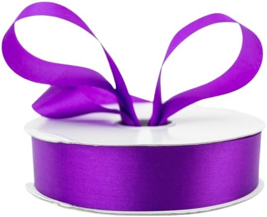 Ribbon Bazaar Outdoor Satin Polyester Ribbon, Great Substitute for Satin Acetate Ribbon - Red 4" 50yd Spool