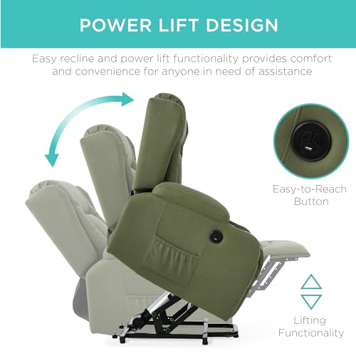 best choice products electric power lift recliner massage chair