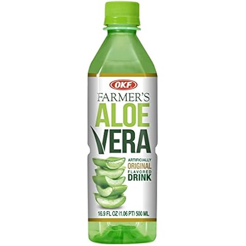 OKF Farmer's Aloe Vera Drink, Original, 16.9 Fluid Ounce (Pack of 12) Cover