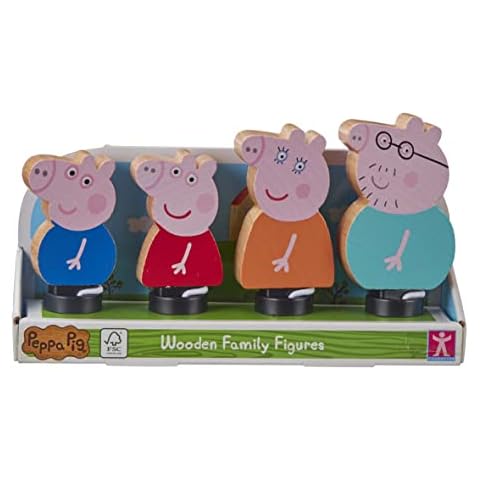 Peppa Pig Wooden Family Figures Set Cover
