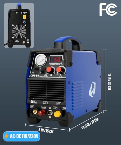 S7 Plasma Cutter,2T/4T 55Amp Non-Touch Pilot Arc Inverter 110/220V Dual Voltage Cutting Machine thumb #5