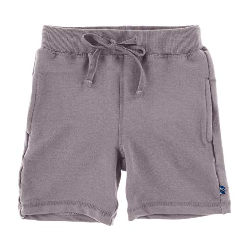 KicKee Pants Solid Fleece Sports Shorts, Easy Fit for All Day Wear