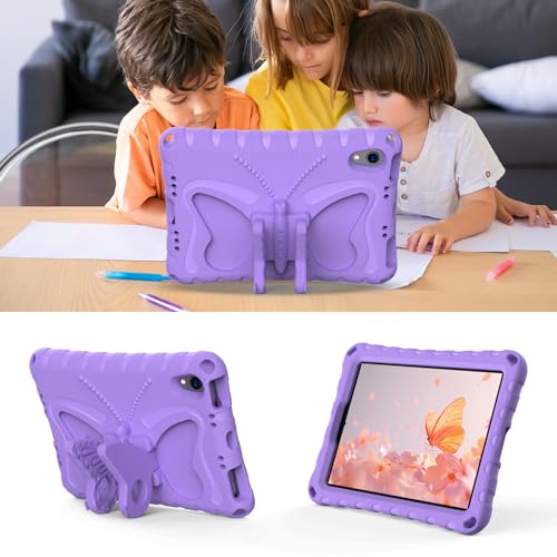 Coque iPad Mini 6 et 7 violette idée cadeau utile pour enfant