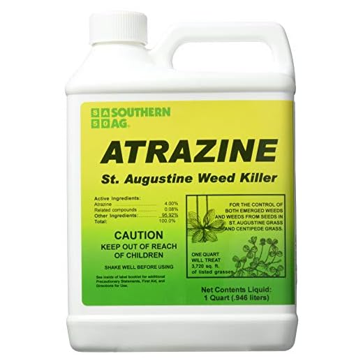 Southern Ag 006130 Atrazine St. Augustine Weed Killer 32oz Specialty Herbicide, Light Tan