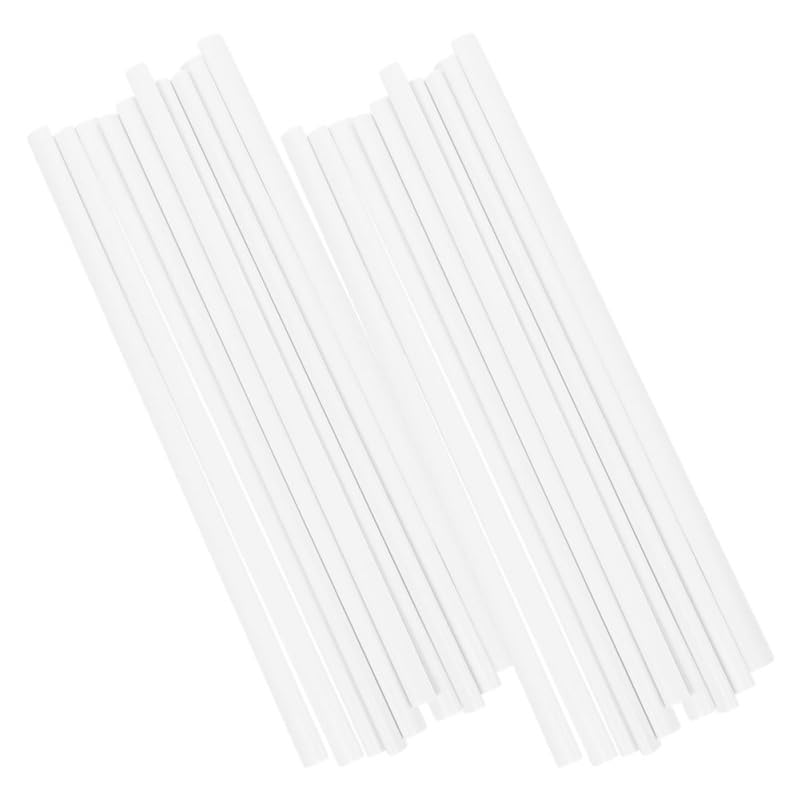 Joinpaya A4 Slide Binder Bars, 20 Pack White Report Cover Sliding Clips, 8mm Capacity Plastic Binding Spines for Paper Organization, School Presentation Folders and Office Document Filing Sets