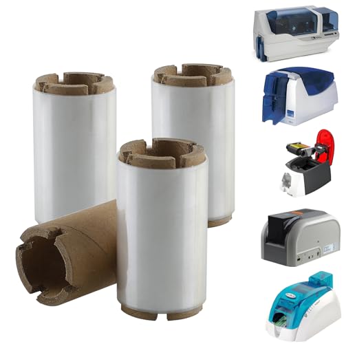 2.36’’ x 295’ UV Color Ribbon 1 Roll, Gcore 60mm x 90m Fluorescent Anti Theft Invisible Marking Ribbon 1000 Prints, 1'' Core, Compatible for HITI-CS200 HITI-CS200E, Invisible Under UV Light to Red