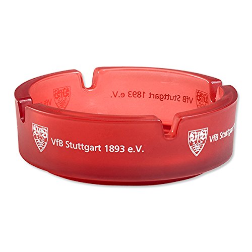 Preisvergleich Produktbild VfB Stuttgart Aschenbecher rot rund 10cm Durchmesser Fanartikel