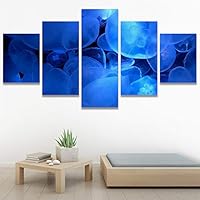 SIGNWIN 5 Panel Canvas Wall Art Light Float for Home Decorations Ready to Hang - 60