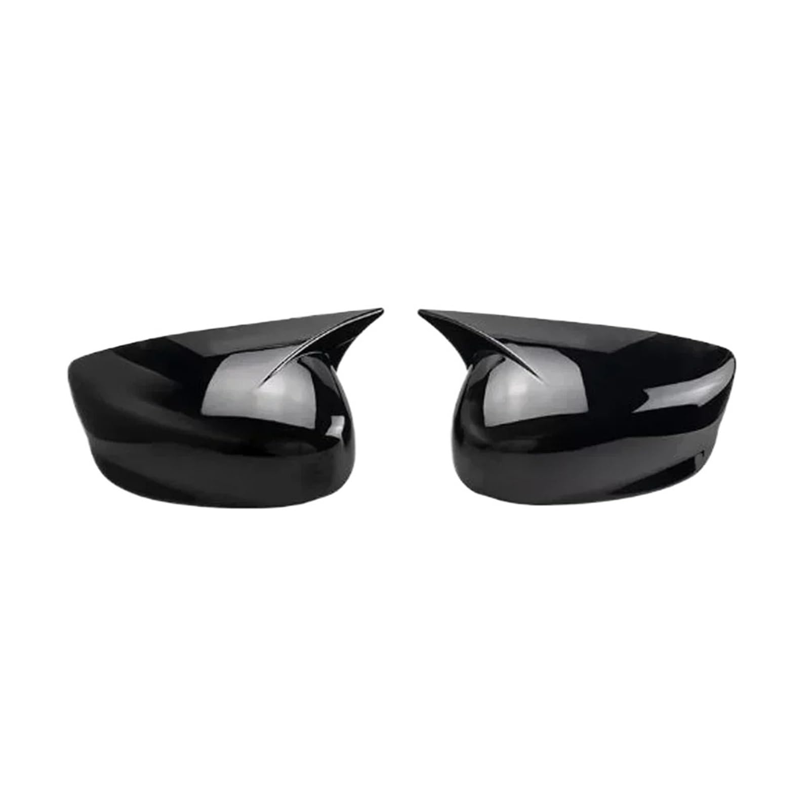 Car Mirror Cover for Accord 2008-2017 Car Sticker Rearview Side Mirror Cover Wing Cap Exterior Door Rear View Case Trim Carbon Fiber Look(for 08-13 Black)