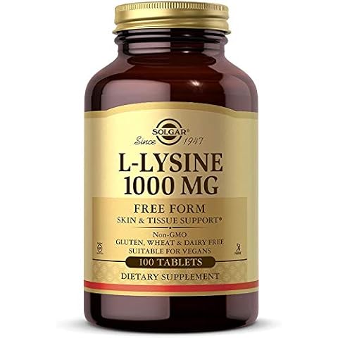 Solgar L-Lysine 1000 mg Tablets Cover