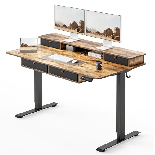 FEZIBO 55 x 30 inch Electric Standing Desk Adjustable Height