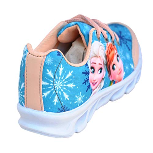Tênis Feminino Infantil Led Luzinha Frozen Promoção (24)