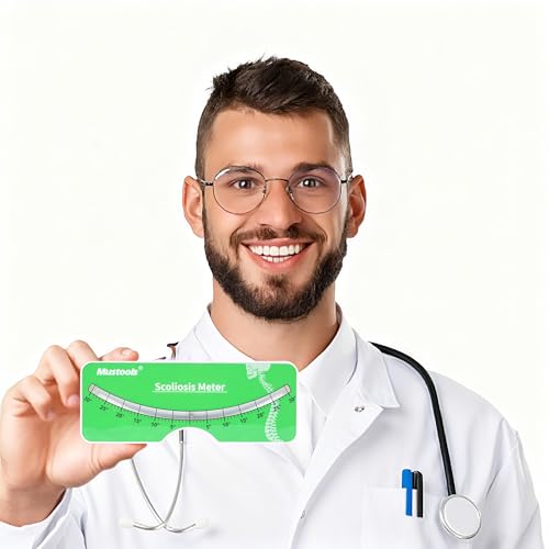 Image of Scoliosis Meter for Scoliosis Evaluation - Scoliosis Measurement Meter Level Ruler, Spine Rotation Detector, Scoliosis Angle Measurement, Pediatric & Adult Scoliosis Screening, Spinal Meter Machine