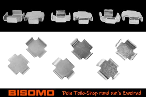 Bremsbacken Zwischenlagen 2x 1,0mm - 2x 1,5mm - 2x 2,0mm für Simson S50 S51 S53 S70 S83 SR50 SR80 KR51 SR4