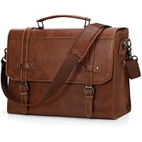 RAINSMORE Bolso Hombre Bandolera Maletin Portatil 17,3 Pulgadas