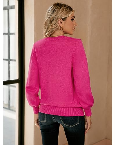 Image of LookbookStore Women's Knit Long Sleeve Faux Wrap Surplice V Neck Sweater Top