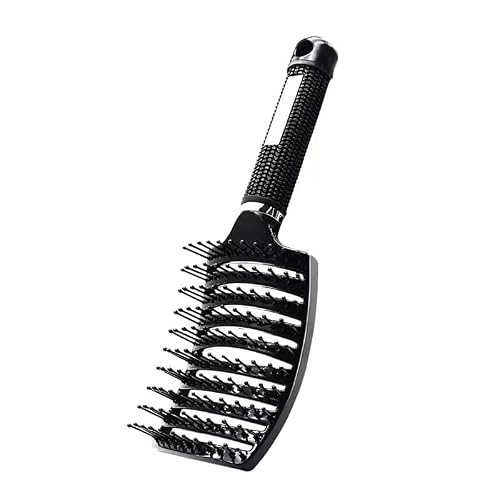 Nethins Women Curved Vented Hair Brush Scalp Massage, Styling Wet Dry Detangling Smooth Hollow Out Hair Brush #TOP1