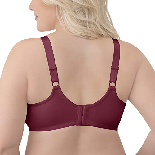 Image of Vanity Fair Women's Full Figure Beauty Back Smoothing Bra with Lace, 4-Way Stretch Fabric, Lightly Lined Cups up to DD