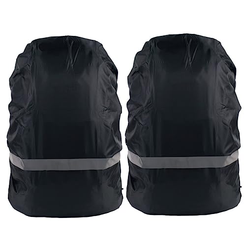 Abaodam 2pcs Backpack Reflective Stripe XL Night Safety Shoulder Bag Rainproof for Outdoor Activities Fits Backpacks