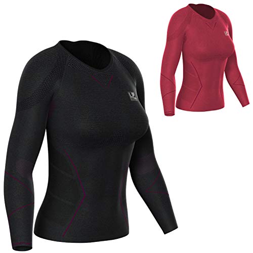 LP Support Air-Series ARF-2401-Z Air Compression Long Sleeve Top - functioneel shirt voor dames met lange mouwen - compressieshirt - functioneel ondergoed - thermo-shirt voor vrouwen