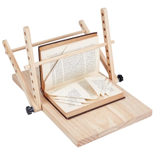 Support de livre pliable en bois pour soulager le cou au bureau et en cuisine BENECREAT