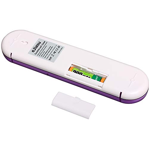 Toothbrush Case, eJiasu Toothbrush Holder Travel (Purple) - Thumbnail 3