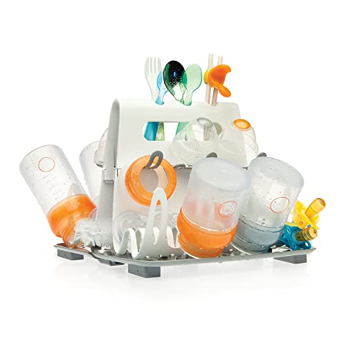 Image of Prince Lionheart Deluxe Drying Station, Essential Home Item, Holds Up To 8 Large Bottles, Accommodates Many Feeding Accessories and Teething Toys