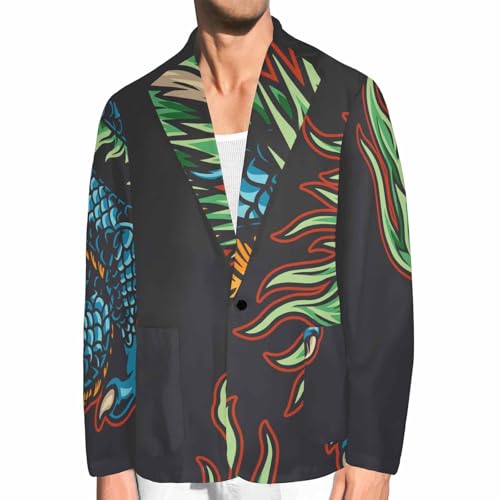 ink リメイク　Sports Jacket \" DRAGON\" Amazon.com: Men's Sport Coats & Blazers Angry Japanese