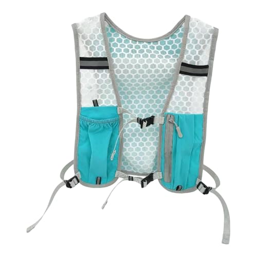 harayaa Mochila de hidratação, colete de corrida, bolsa para reservatório de água, mochila leve para uso diário, ideal para montanhismo, ciclismo de, Azul