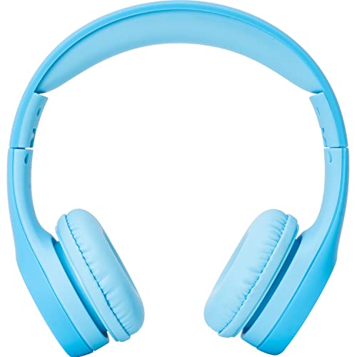 Image of Snug Play+ Kids Headphones - Volume Limited 93dB for Safe Listening - Foldable, Durable Headphones for Toddlers, Boys & Girls - Tangle-Free Cord - Ideal for Travel, School, Tablets - Blue