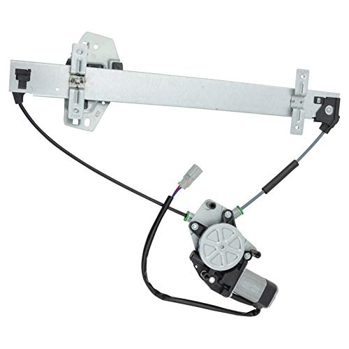 Image of TRQ Rear Left Power Window Regulator & Motor Assembly Drivers Side Compatible with 2001-2006 Acura MDX