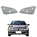 Car Front Headlight Cover Lampshade Lampcover Head Lamp Light Covers Shell Compatible For Mercedes Benz W207 E200 E260 E300 E350 E500 2009-2012(A Piar)