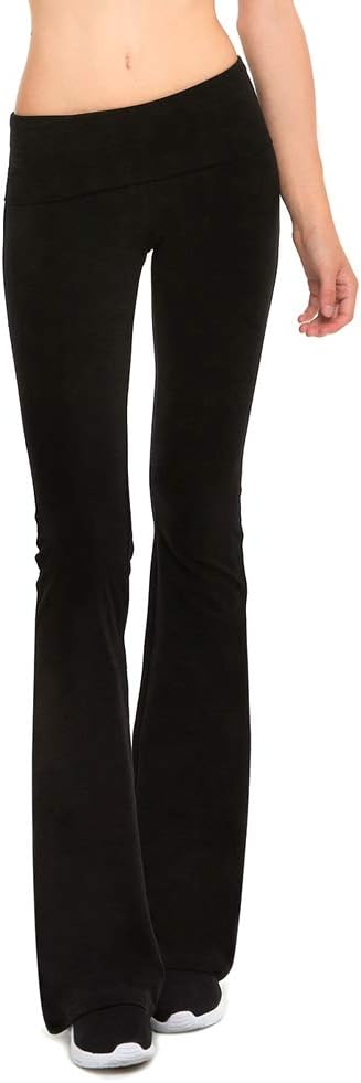 DailyWear Womens Stretchy Cotton Blend Yoga Pants Leggings Various Styles
