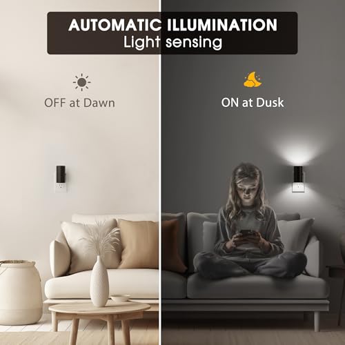 Image of Briignite Night Lights Plug into Wall, Modern LED Night Light Plug in