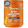 Zesty Paws Dog Multivitamin, Chewable Dog Vitamins and Supplements for Hip & Joints, Skin & Coat, Omega 3 Fish Oil for Dogs- Senior & Puppy Multivitamin - Chicken- 250ct