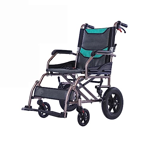 TAKOHL Silla de Ruedas Plegable de aleación de Aluminio...