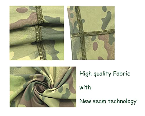 Agymo Cooling Camo Gaiter Face Mask, Uv Protection，Face Scarf Bandana, Breathable Lightweight(Green Camo) #TOP4