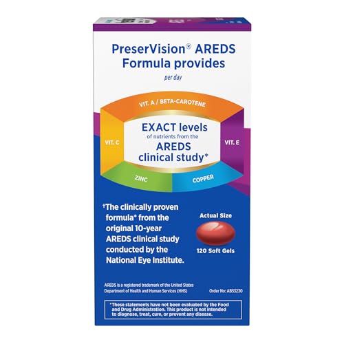PreserVision AREDS Eye Vitamins with Zinc & Vitamin C, 120 Softgels - image 3