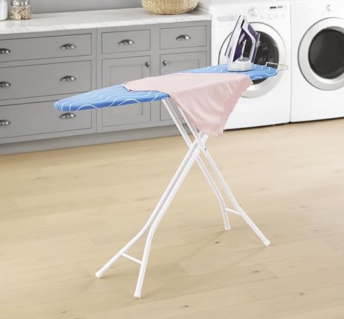 Whitmor Tabla de planchar de 4 patas, azul