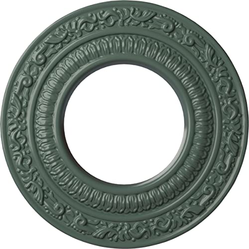 Ekena Millwork CM08ADCBF 8-1/8" x 4-1/8" x 1/2" Andrea Ceiling Medallion, Cloud Burst