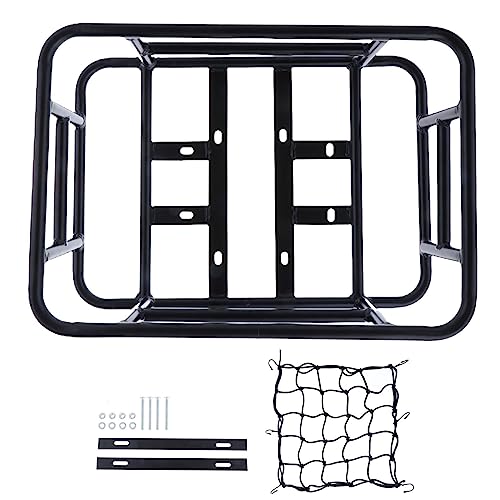 Kowaku Fahrradkorb Hinten - Stahl Draht Gepäckkorb Für Rennräder & Falträder 38x28x26cm
