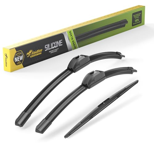Image of Raidbee Silicone Windshield Wiper blades 3 pack Replacement for HONDA Odyssey 2005-2025 All-Season Silicone Windshield Wipers 26 inch 22 inch 16 inch