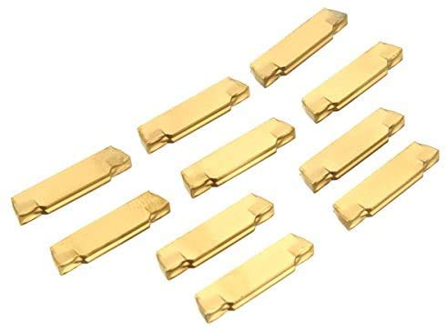 10 Inserti In Metallo Duro MGMN150-G 1.5 Mm + 2 Portainserti MGEHR/L Per Fresatrici - Foto 9