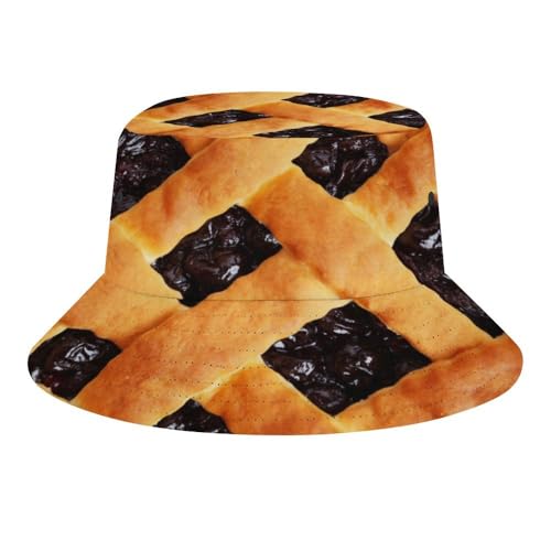 Image of Food Golden Corn Bucket Hats Unisex Washed Cotton Lightweight Outdoor Summer Beach Sun Hats Men Women Bucket Hat for Travel