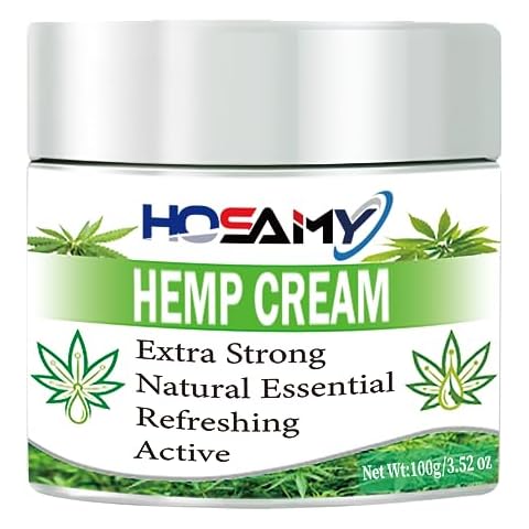 HOSAMY Hemp Cream Gel for Body Care Cover