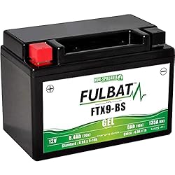 Bateria Moto 11Ah Fulbat - Batería Moto Gel YTX9-BS / FTX9-BS / WP9BS 12V 8Ah
